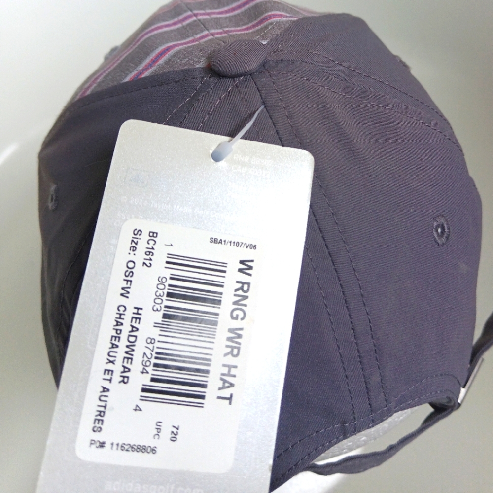 Adidas Gray And Red Stripes Golf Cap - Picture 5 of 12